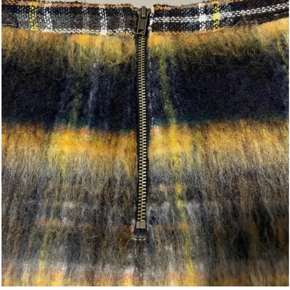 Urban Outfitters Journey Wool Pelmet Plaid Mini Skirt Size S - Picture 7 of 13